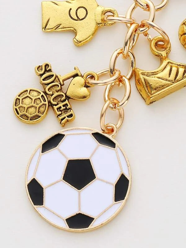 7274 b01-15 Llavero De Fútbol De Moda