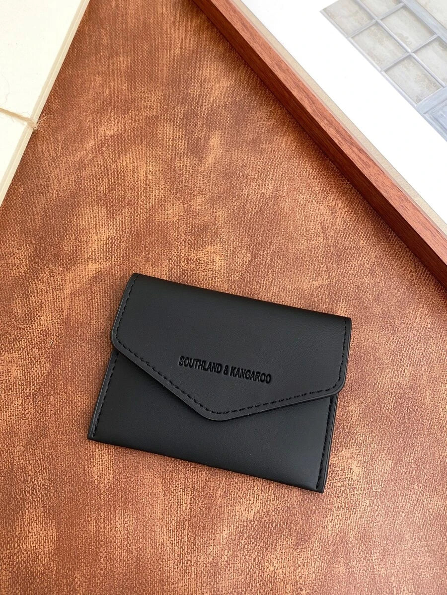 10146 1c-015 Cartera Pequeña Con Estampado De Letras