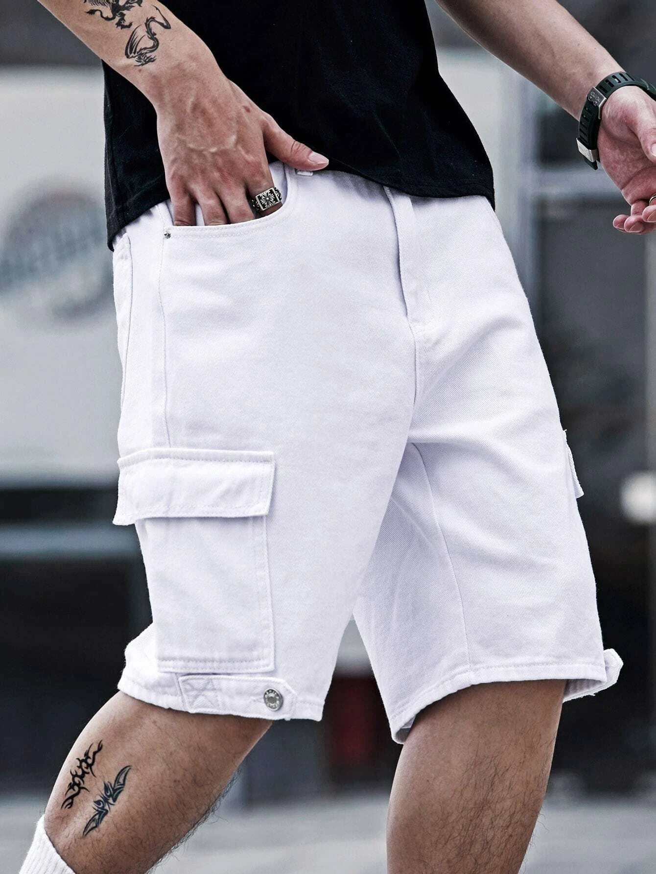 17349 1a-068Shorts en mezclilla 1 Pza