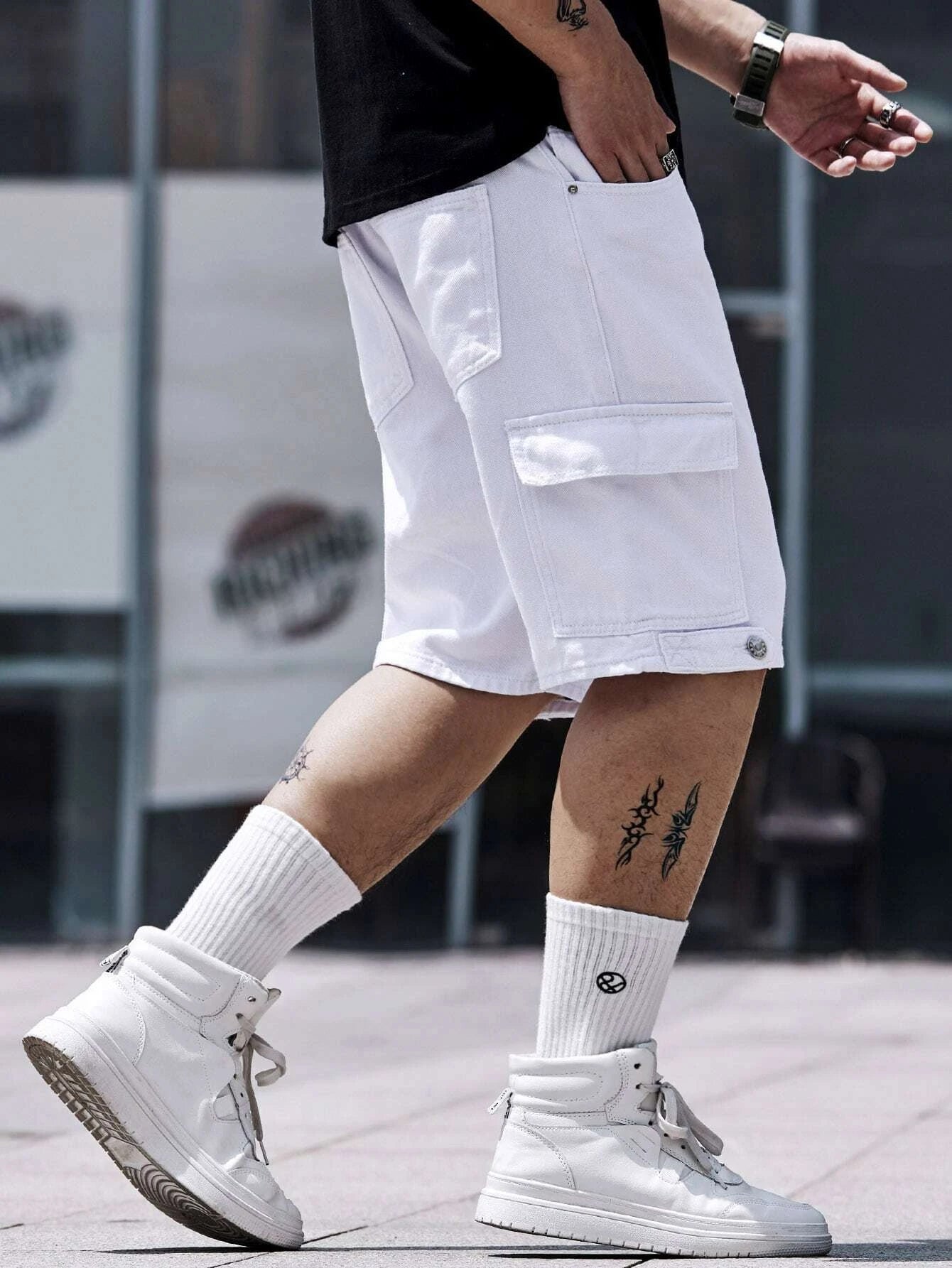 17349 1a-068Shorts en mezclilla 1 Pza