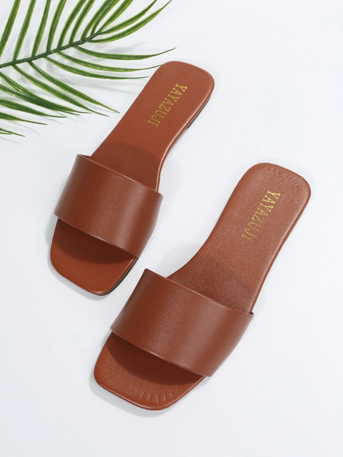 6108 a11-04 Sandalias planas minimalistas para exteriores para mujer