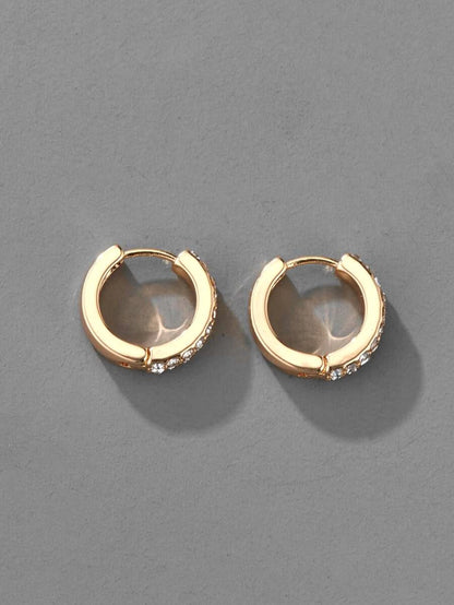 8667 b01-25 Pendientes de aro de decoración para mujer y hombre