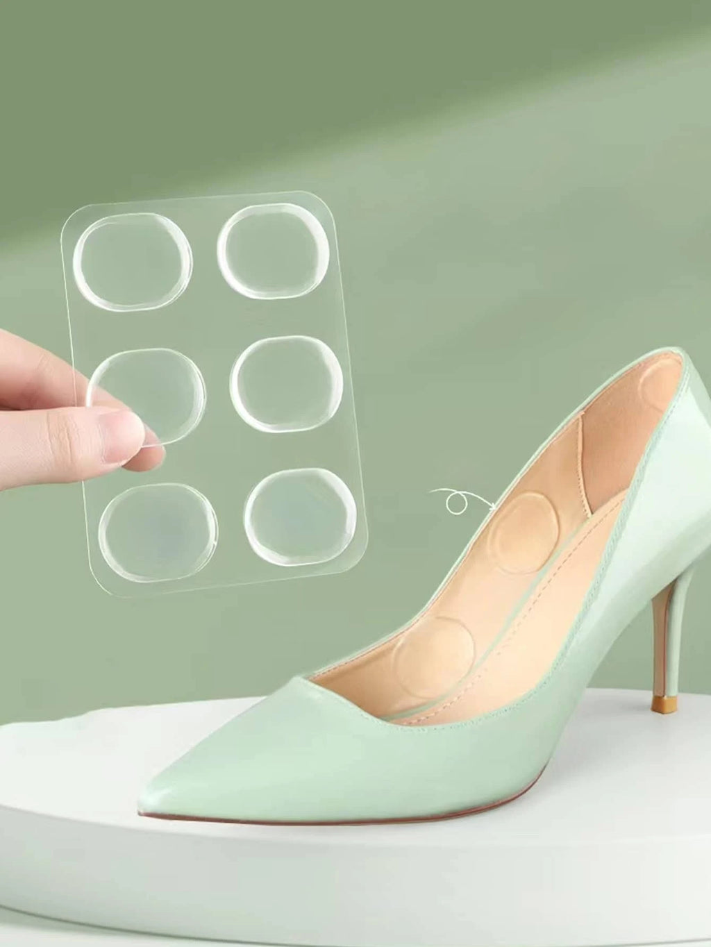 15265 1b-04-13 Pegatinas transparente anti deslizante 6 Pzas