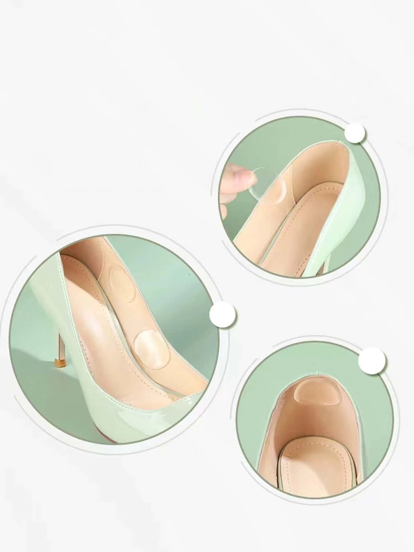 15265 1b-04-13 Pegatinas transparente anti deslizante 6 Pzas