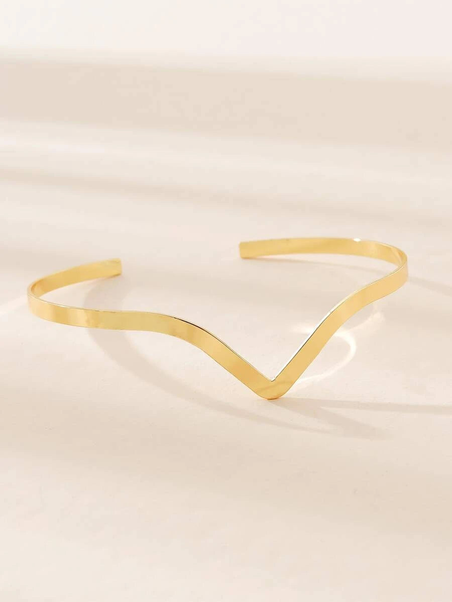 15153 1b-019 Brazalete unicolor estructurado