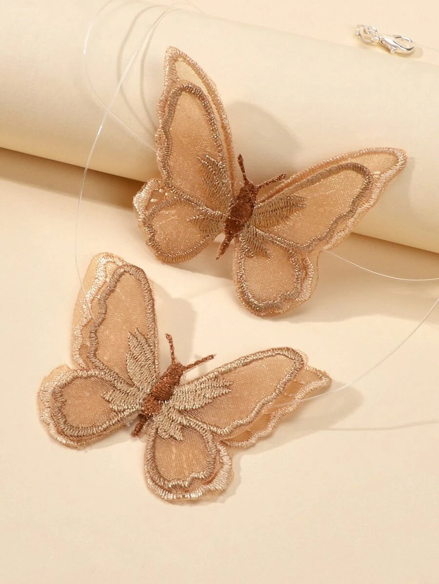 11648 1b-063 Collar con diseño de mariposa