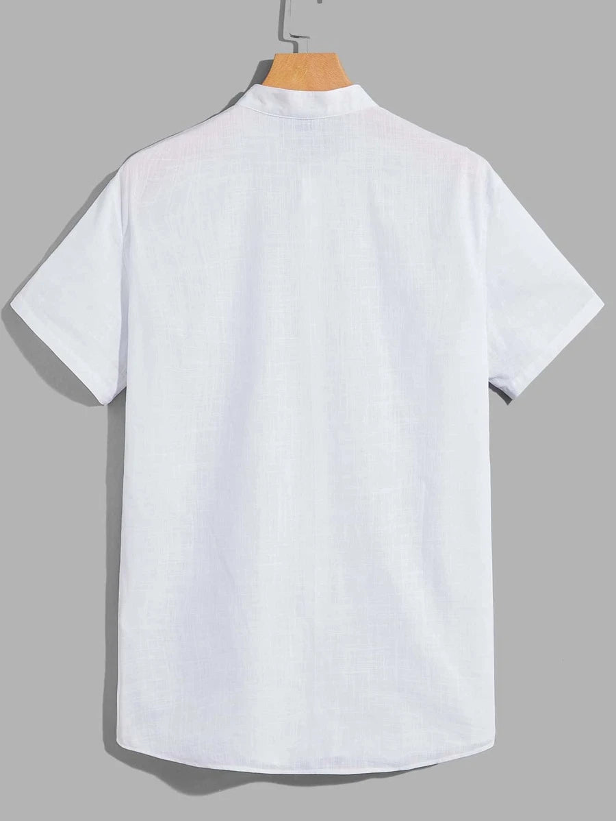 17464 1a-115 Camisa algodón de cuello alto 1 Pza