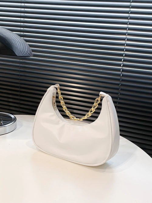 10228 1a-113 Bolso hobo minimalista con cadena