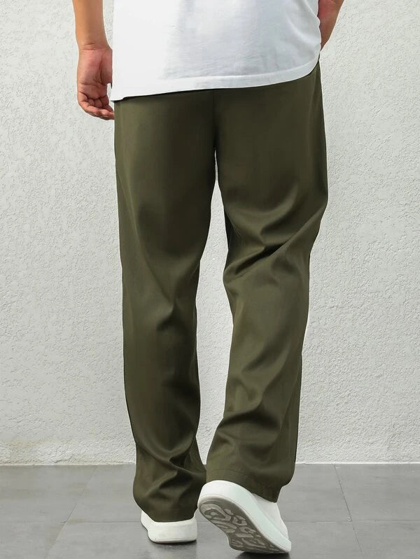 7079 1t-209 Pantalones de cintura con cordón para hombres