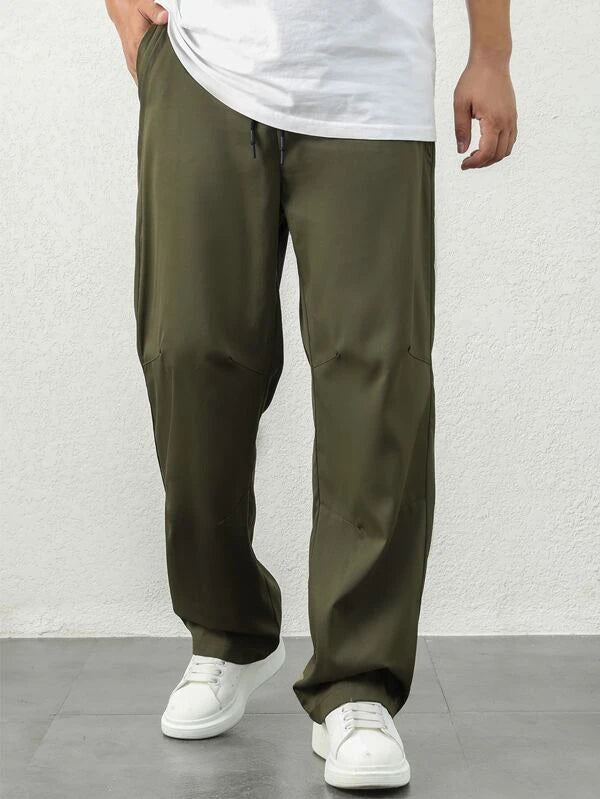 7079 1t-209 Pantalones de cintura con cordón para hombres