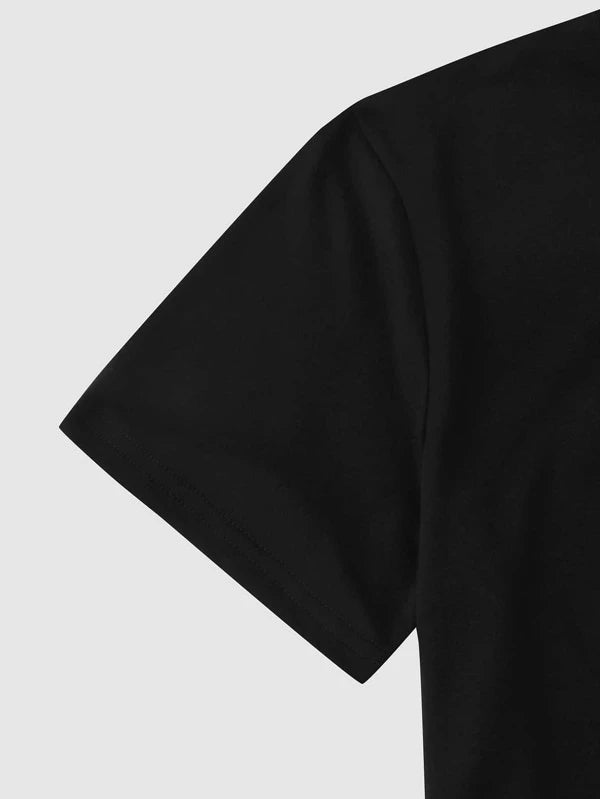 6986 a01-05 Camiseta con estampado de letra