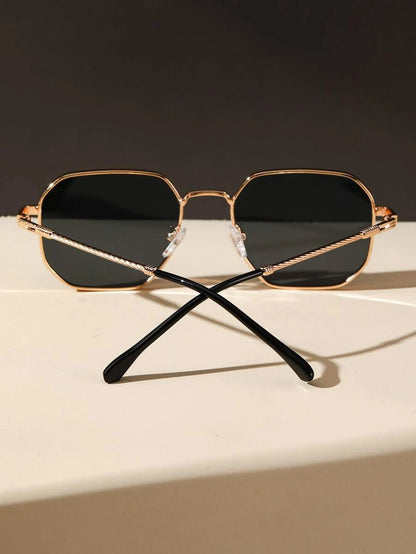 17874 1b-050 Gafas de mujer de metal geométrico 1 Pza