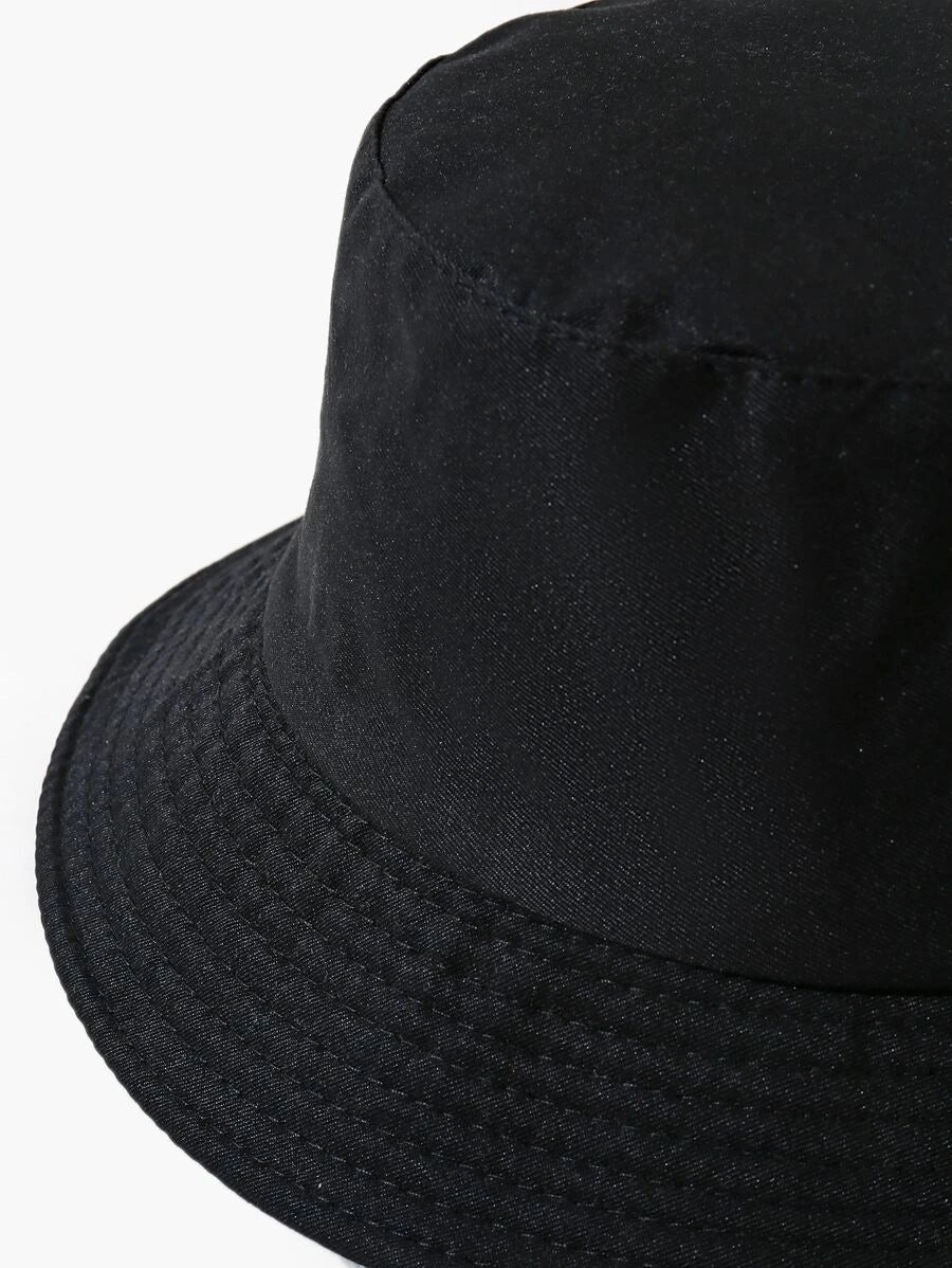 8809 1c-027 Hombres Sombrero cubo reversible unicolor