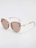 17878 1l-389 Gafas diseño de flecha semirradiada 1 Pza