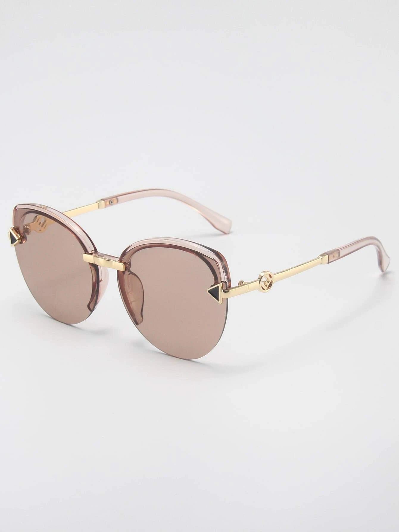 17878 1l-389 Gafas diseño de flecha semirradiada 1 Pza