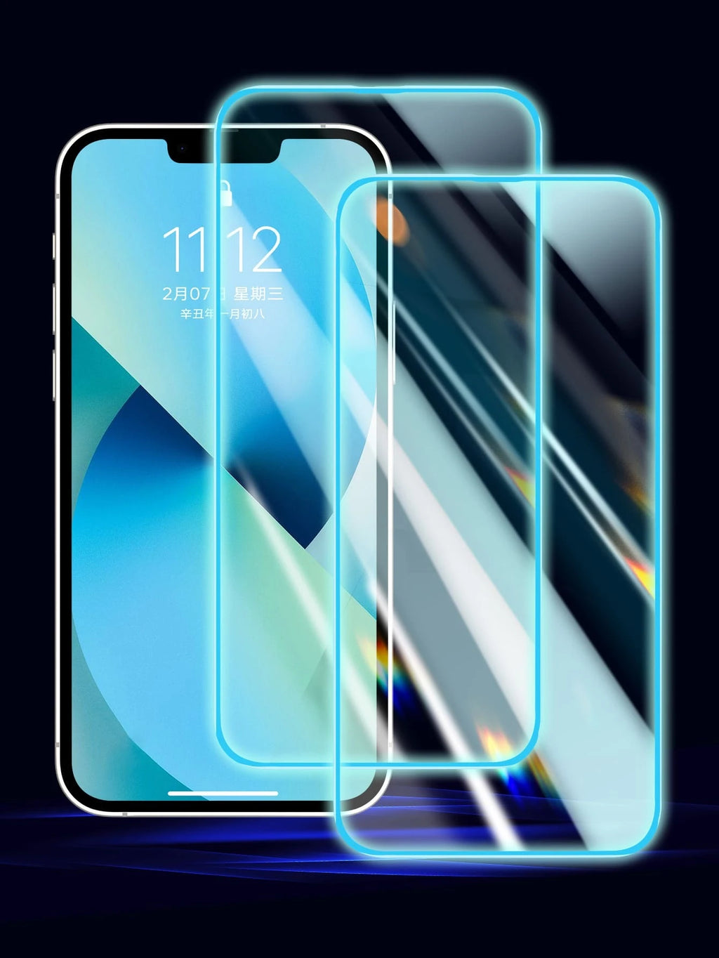 9173 2t-ProPa Protector de pantalla templada de 2 Piezas