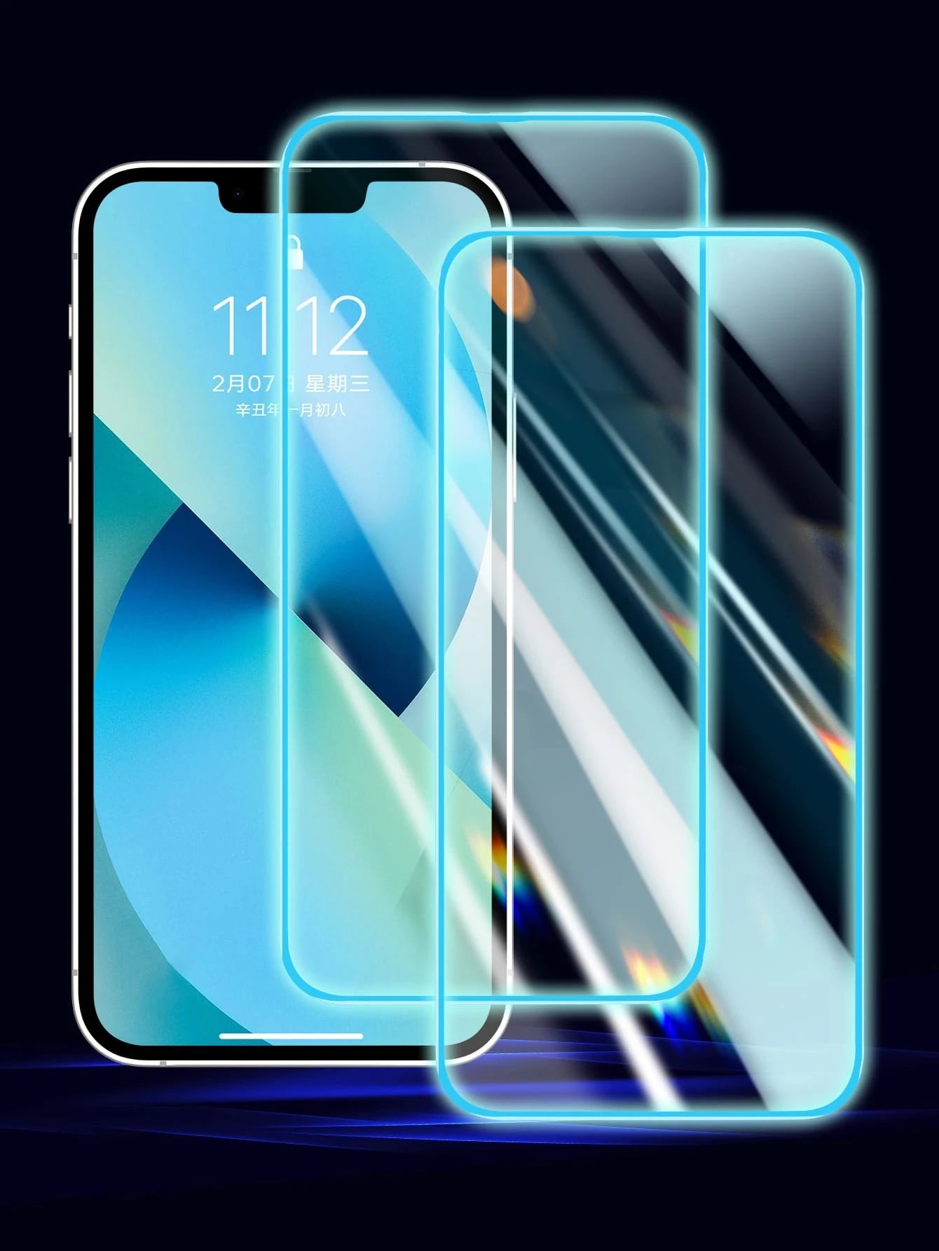 9173 2t-ProPa Protector de pantalla templada de 2 Piezas