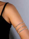 15157 1b-019 Brazalete con diseño de diamante de imitación