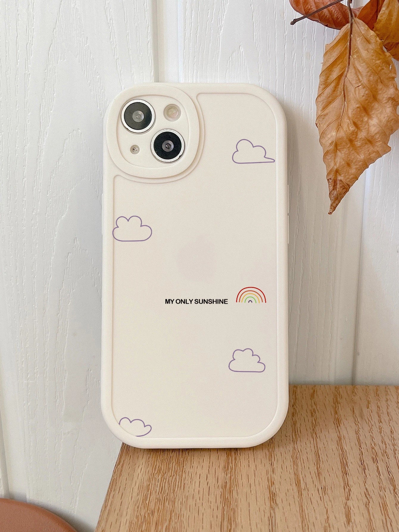 12756 1b-02-17 Funda de teléfono diseño de nube 1 Pza