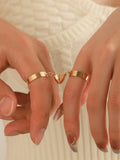13248 1b-014 Anillo Magnético Con Forma De Corazón 2 Pzas