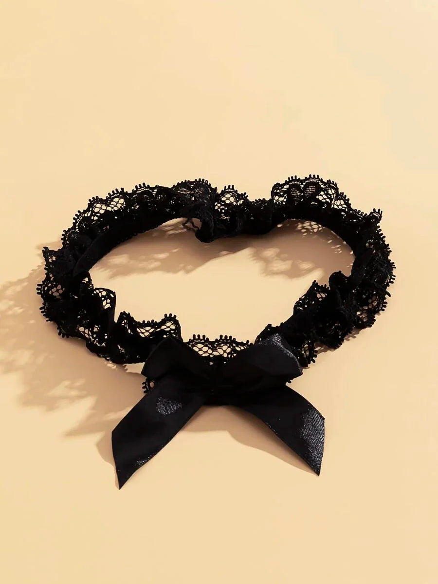 10261 1b-001 Liga de muslo con diseño de lazo