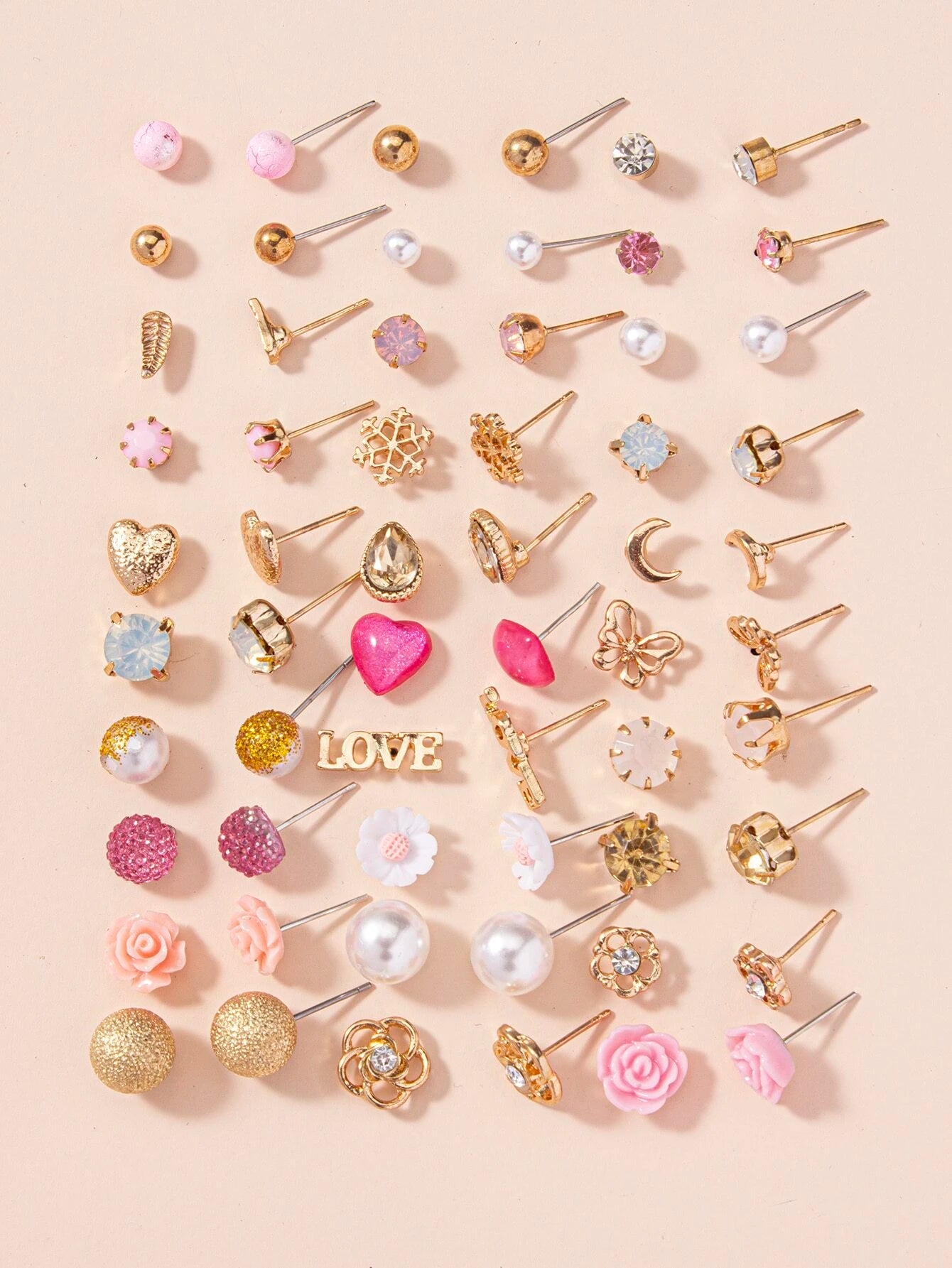 16081 2b-01-02 Pendientes Multidiseños 30 Pares