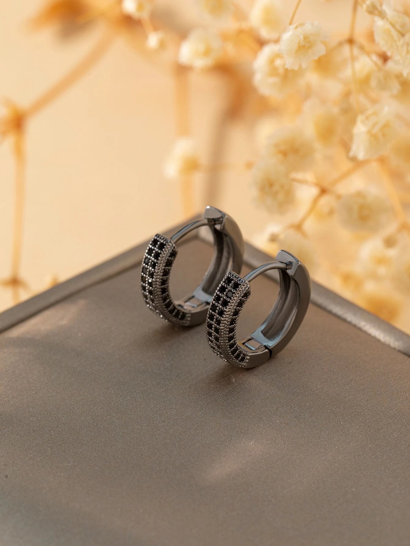 15084 1b-038 Pendientes de Zirconia cúbica 2 Pzas