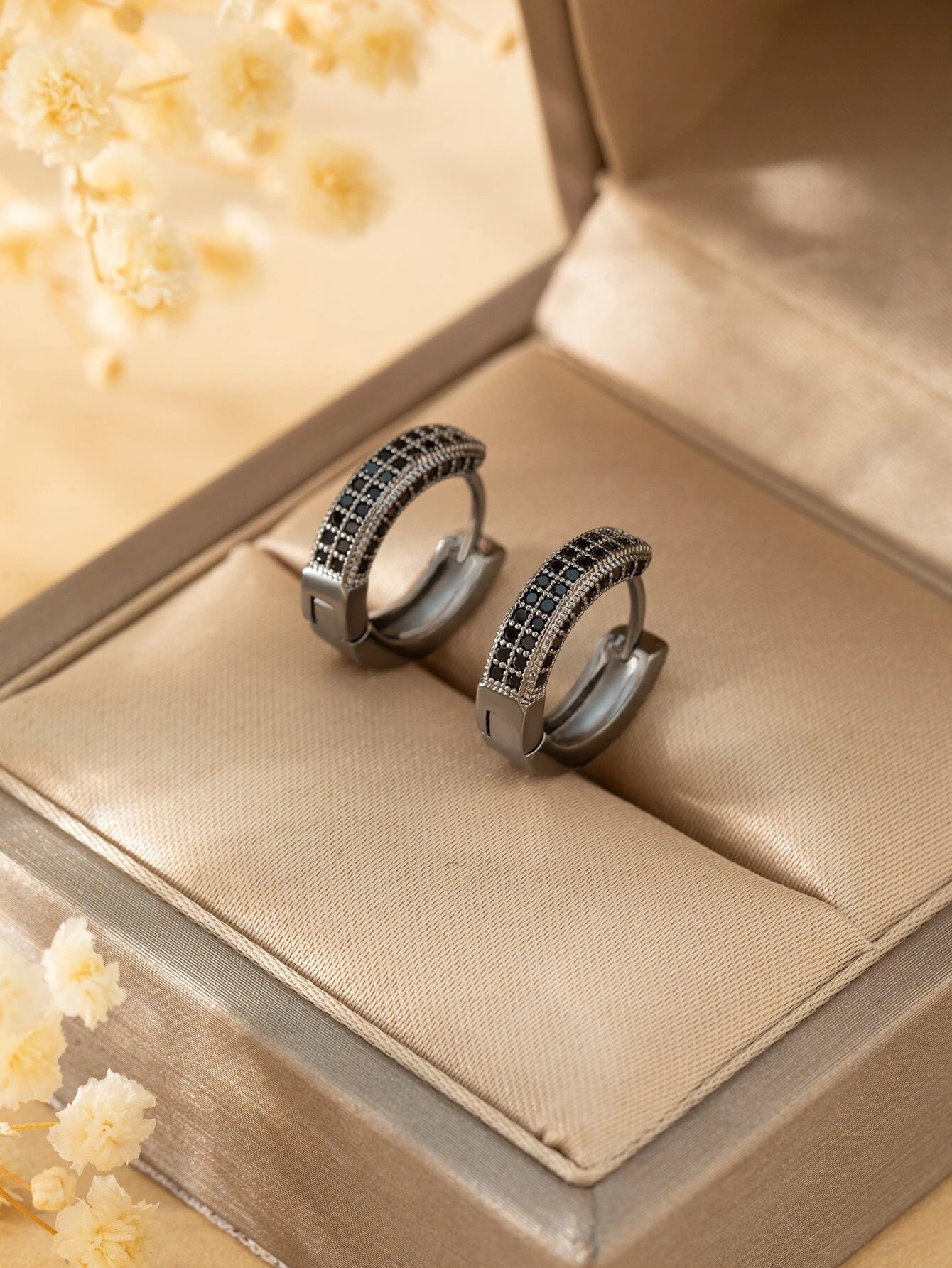 15084 1b-038 Pendientes de Zirconia cúbica 2 Pzas