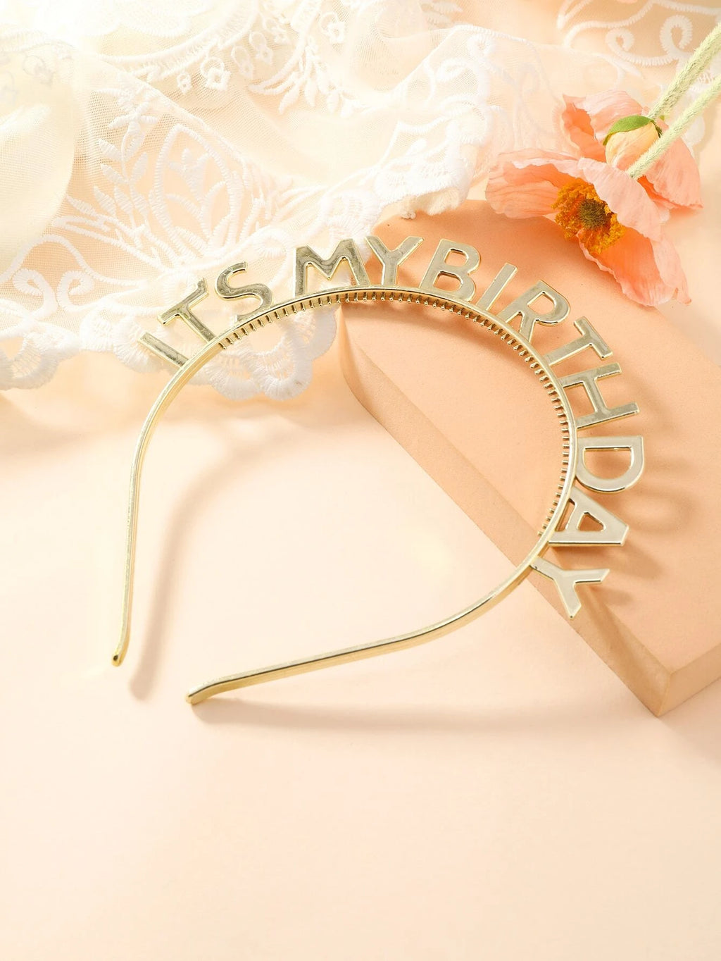 16202 1c-013 Diadema diseño cumpleaños 1 Pza