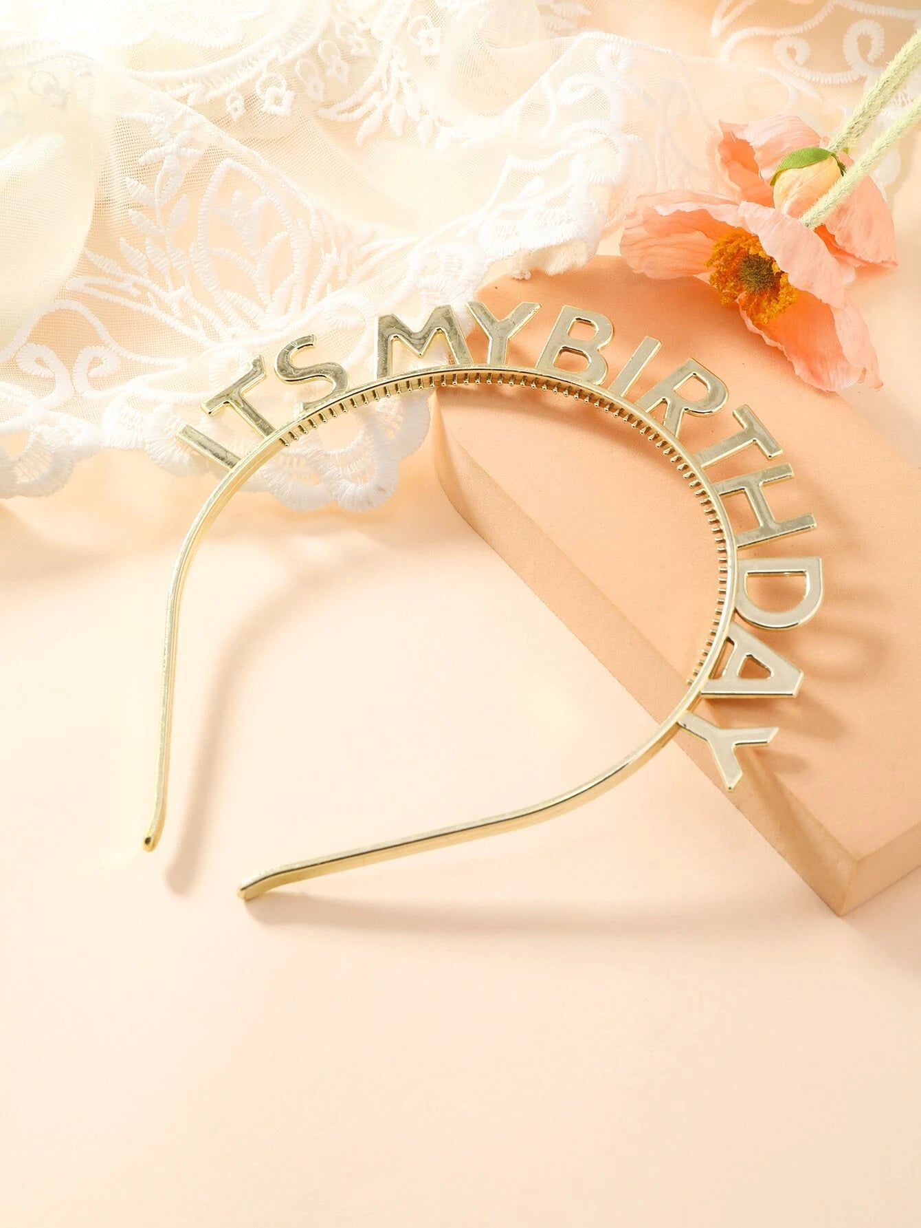 16202 1c-013 Diadema diseño cumpleaños 1 Pza