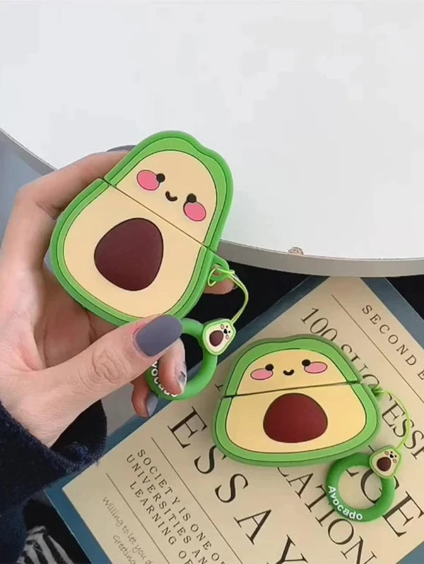 6805 1b-02-06 Funda de airpods con aguacate