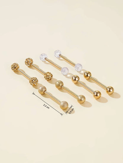 9989 1b-028 Ocho piezas/set Piercing perfecto