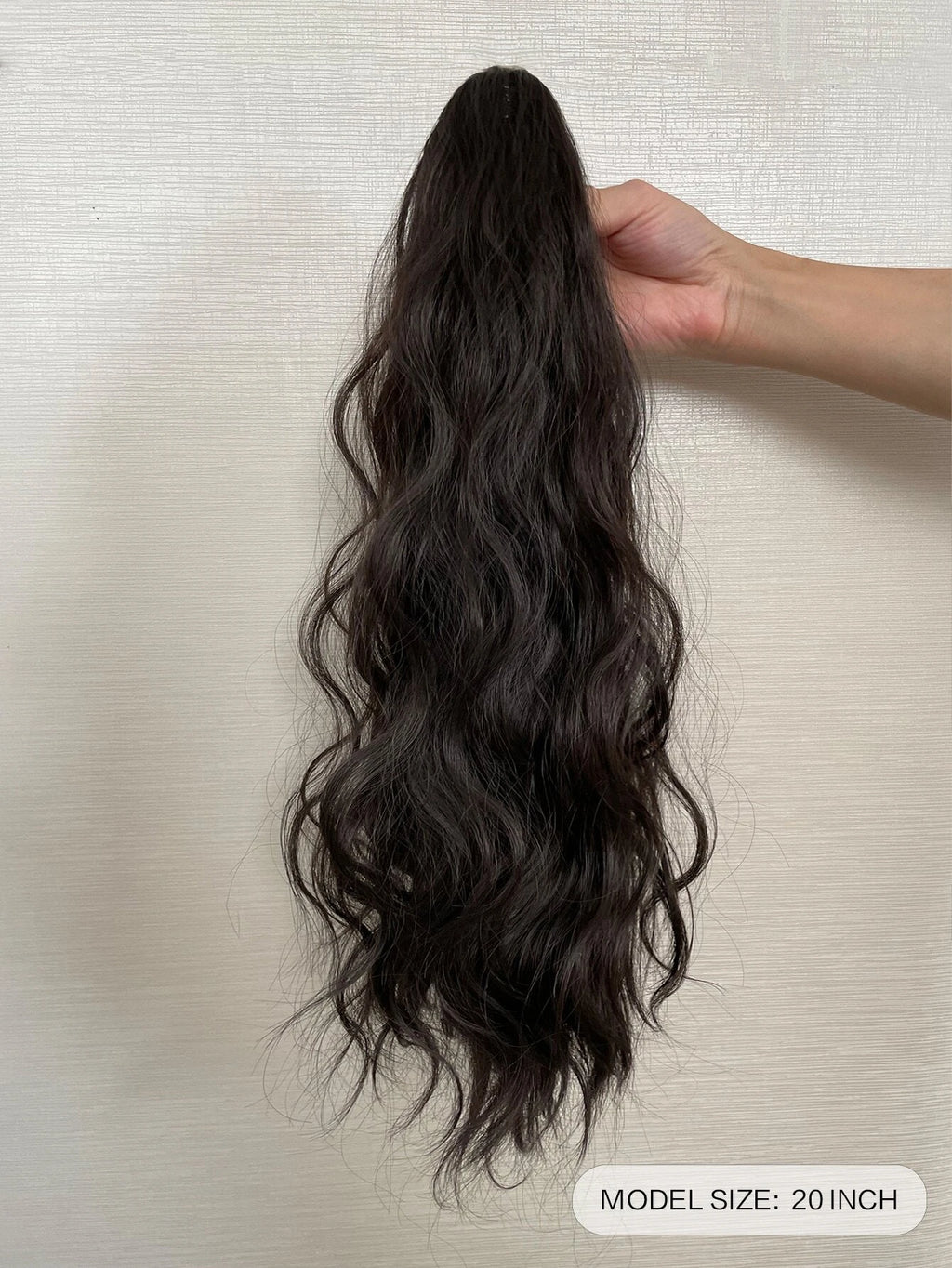 5647 1c-022 Extensión del pelo natural rizado coleta sintético