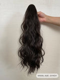 5647 1c-022 Extensión del pelo natural rizado coleta sintético