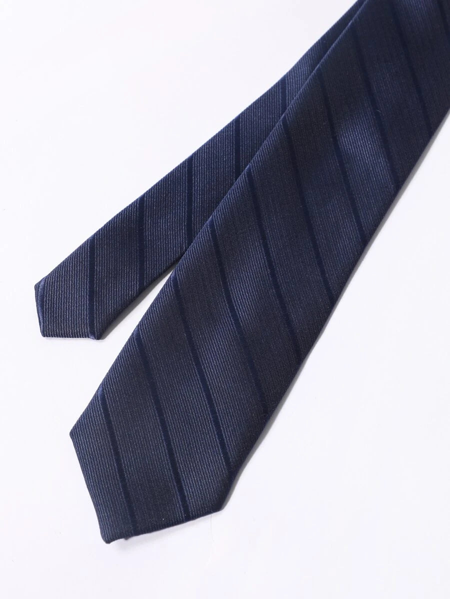 9397 1a-102 Corbata con patrón de rayas con cordón