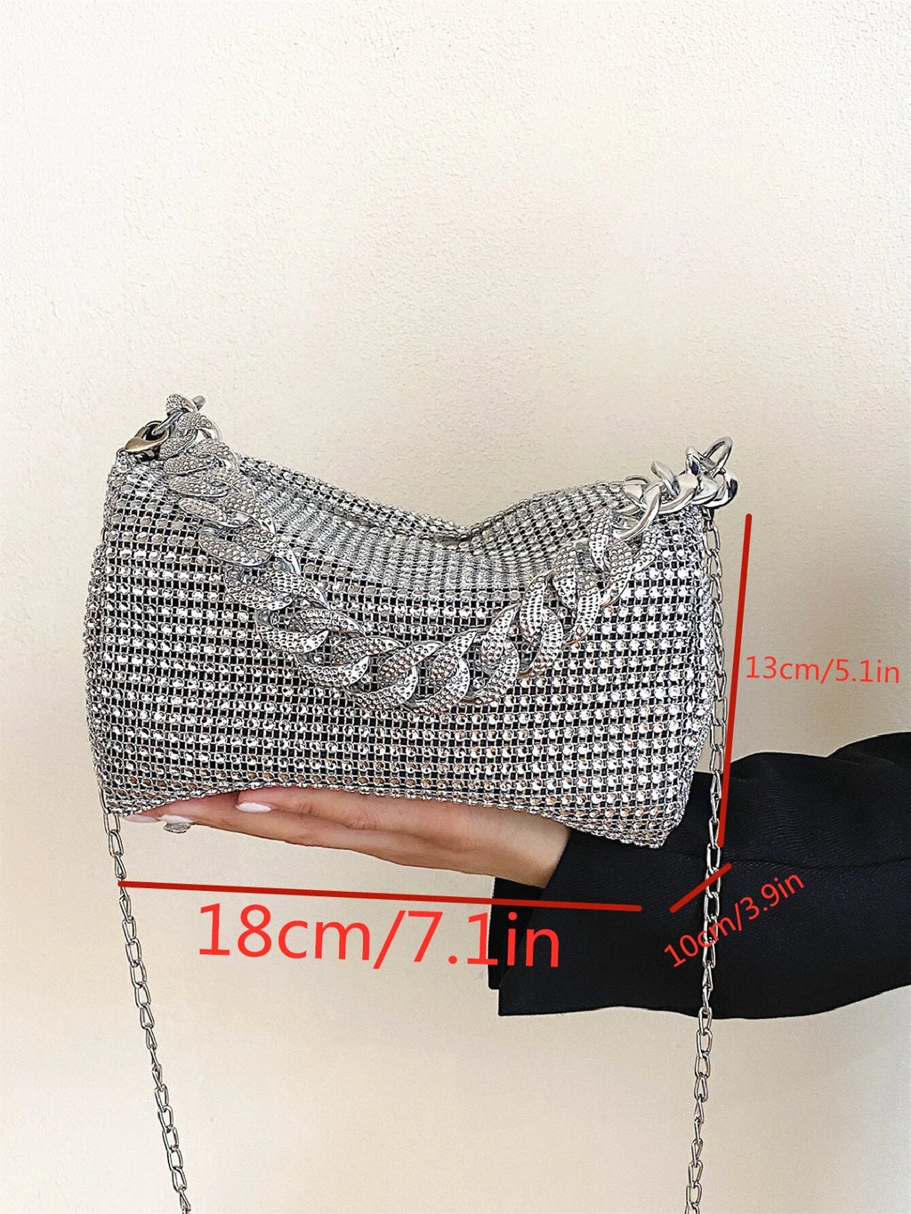 6196 a11-01 Bolso Glamoroso brillante
