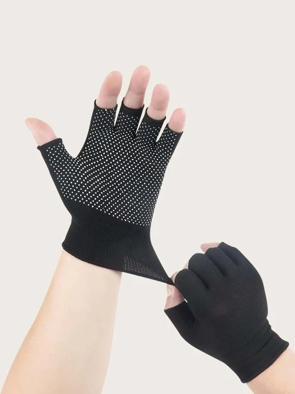 5978 1 par Guantes de dedo medio deportivo