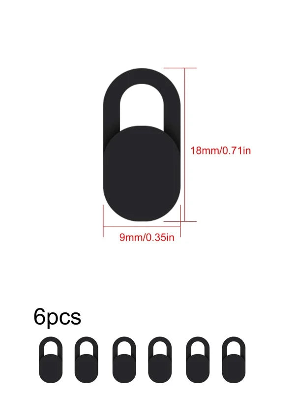 7107 2t-341 Set 6 piezas Bloqueador de cubierta de cámara de privacidad