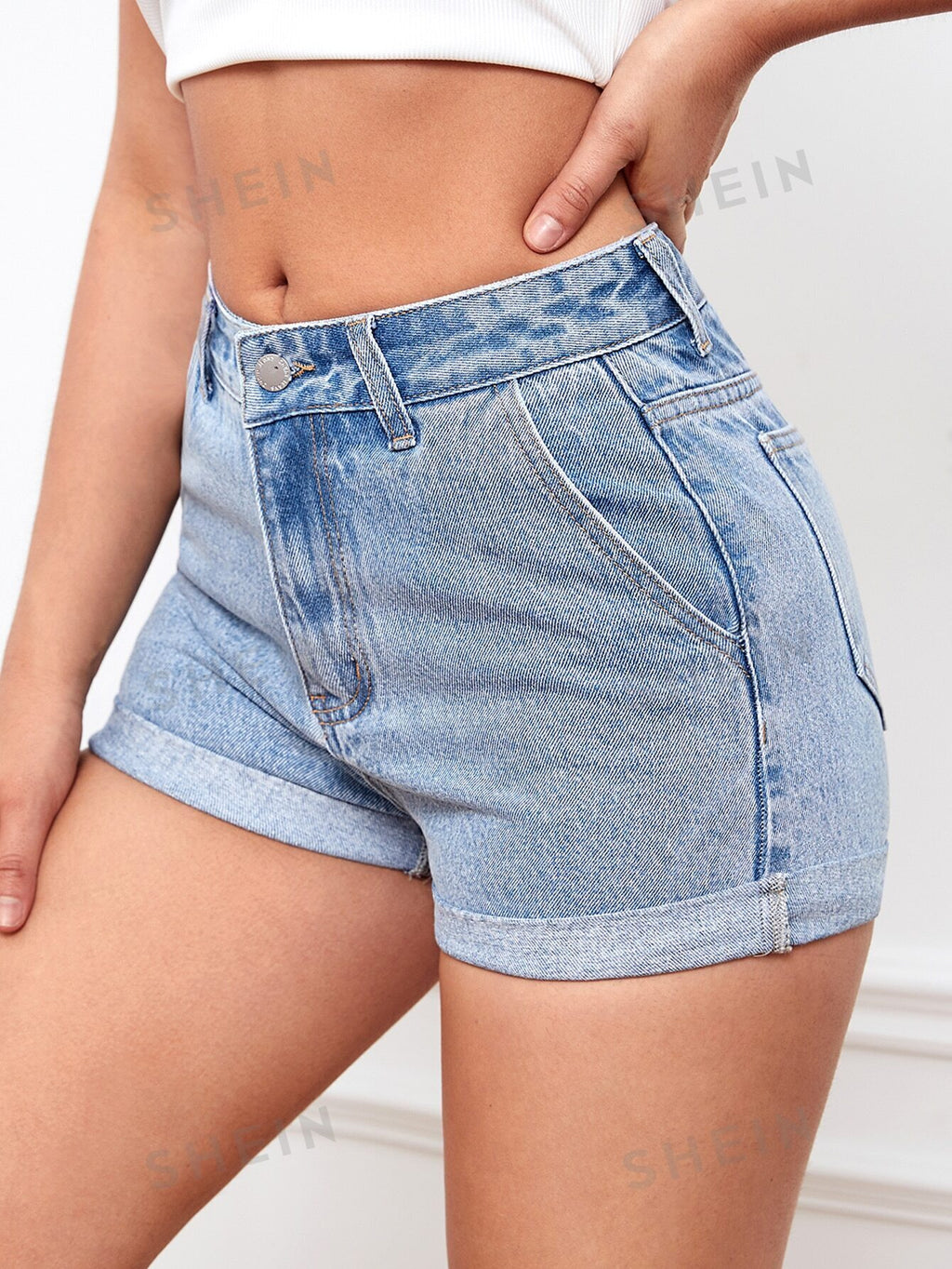 17360 1a-069 Shorts en mezclilla  1 Pza