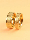 10764 1b-072 2 piezas Anillo pareja brillante