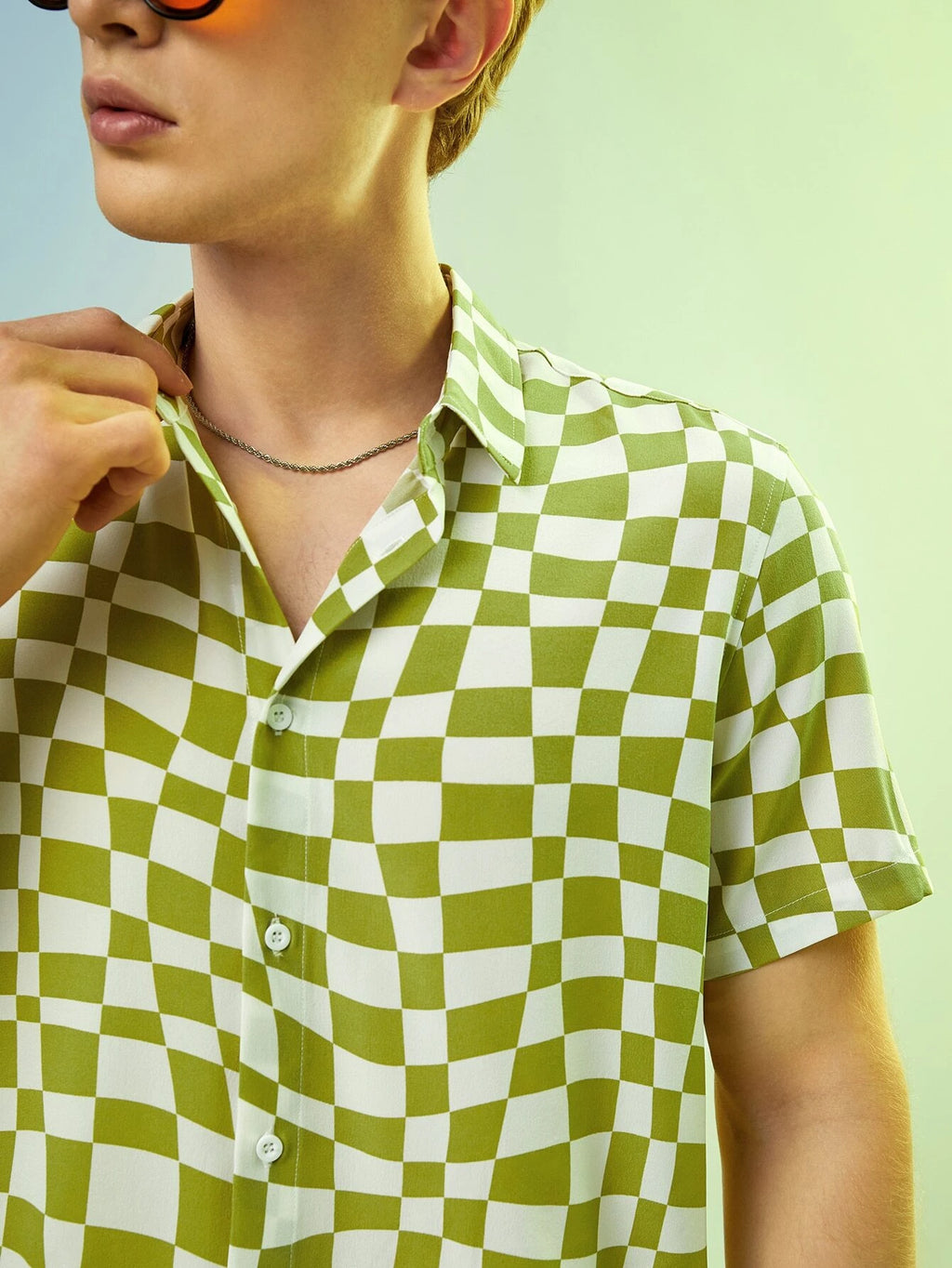 15401 1a-01-02 Camisa De Cuadros 1 Pza