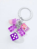 13385 1b-014 Llavero oso & dado accesorio