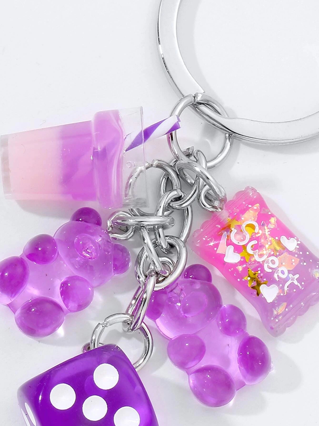 13385 1b-014 Llavero oso & dado accesorio