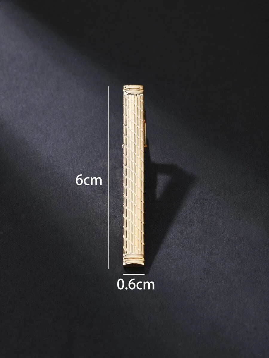 9419 1b-070 Clip de corbata minimalista de cobre