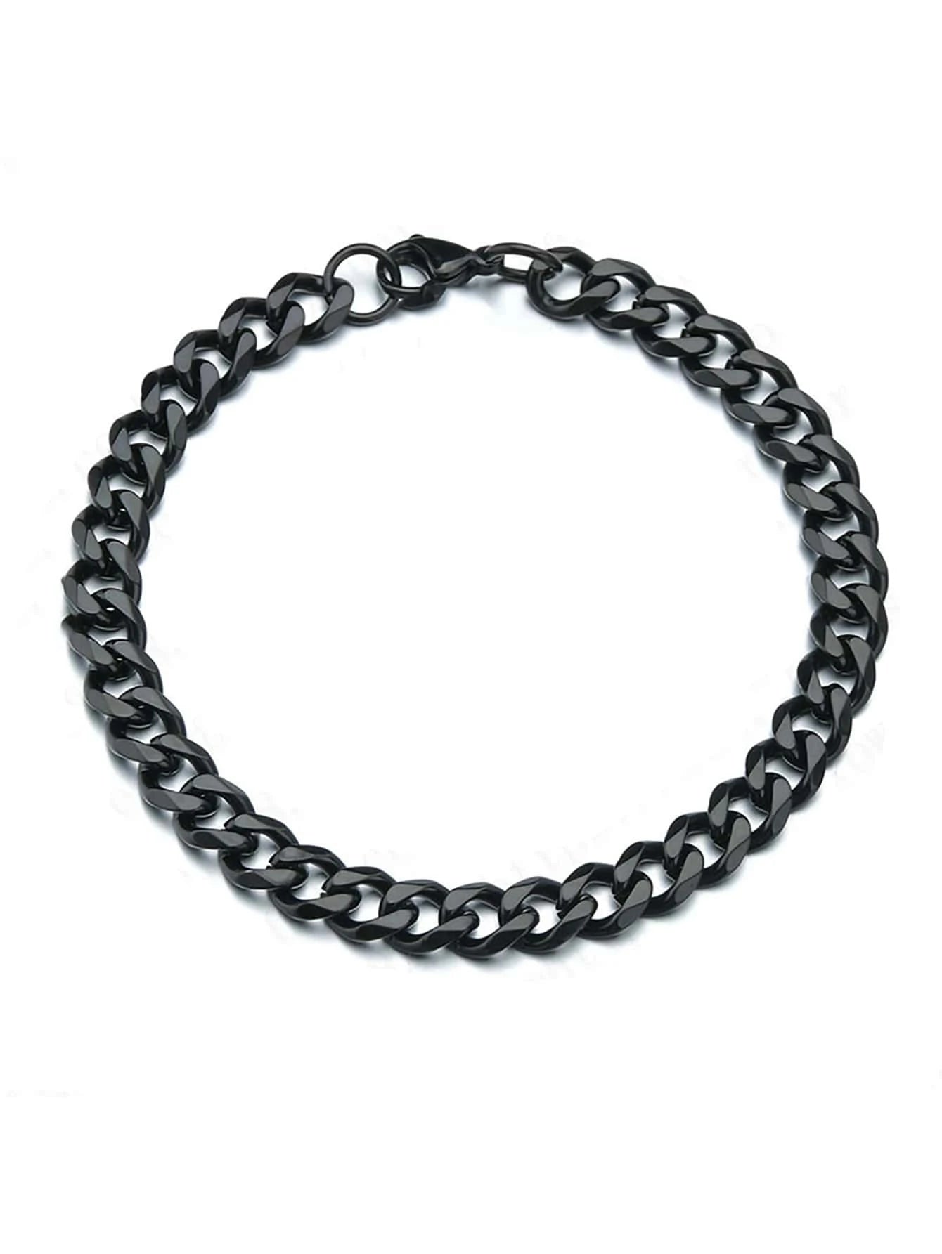 5187 1b-03-04 Pulsera minimalista de moda y popular para hombre de 1 pieza