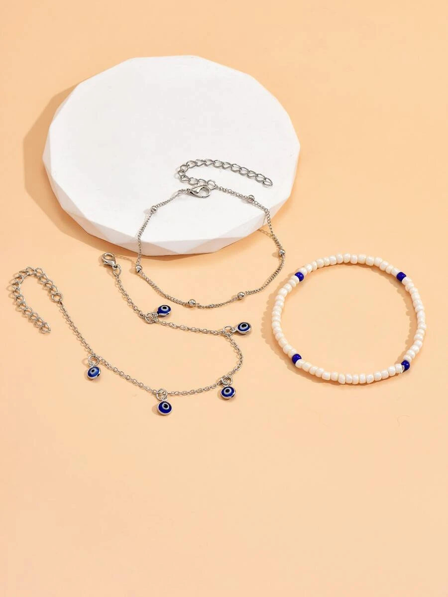 12529 1b-077 Tobilleras 3 pza