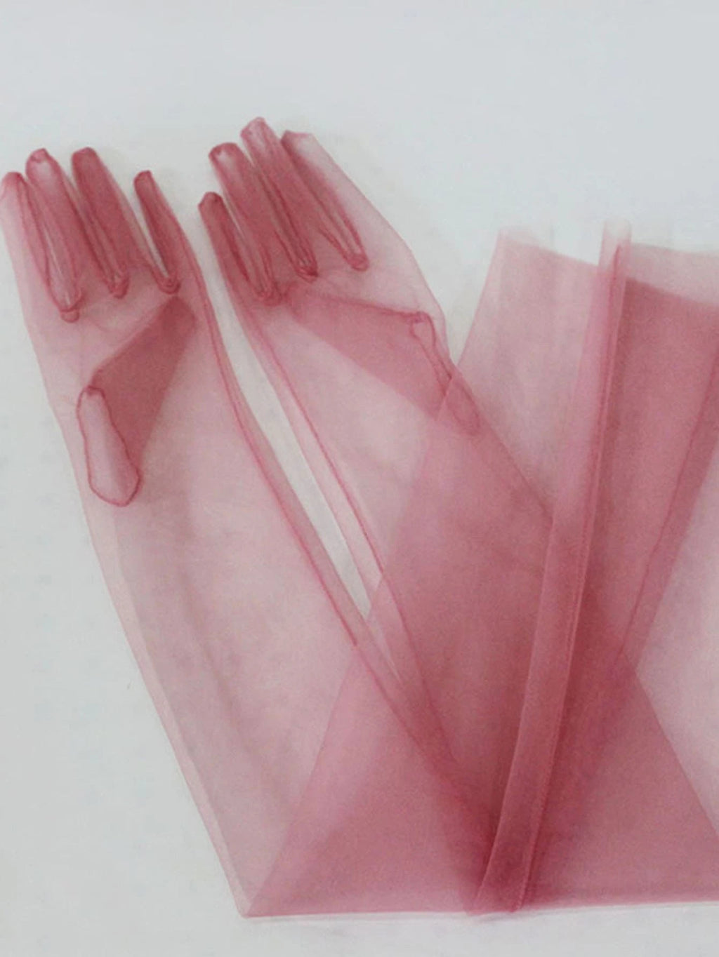 9328 1a-001 Guantes largos unicolor