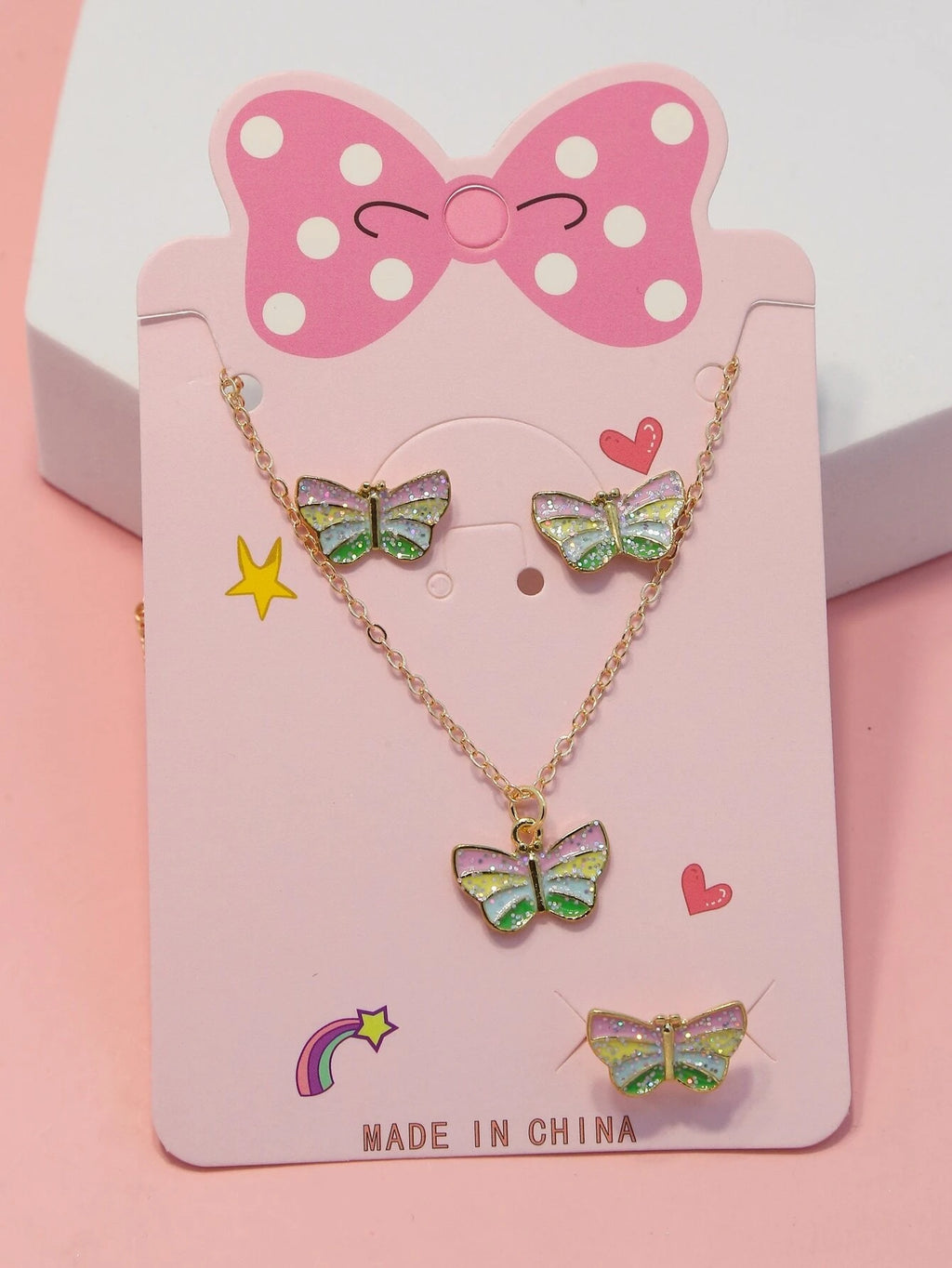 16636 1b-036 Conjunto de Pendientes 3 Pzas