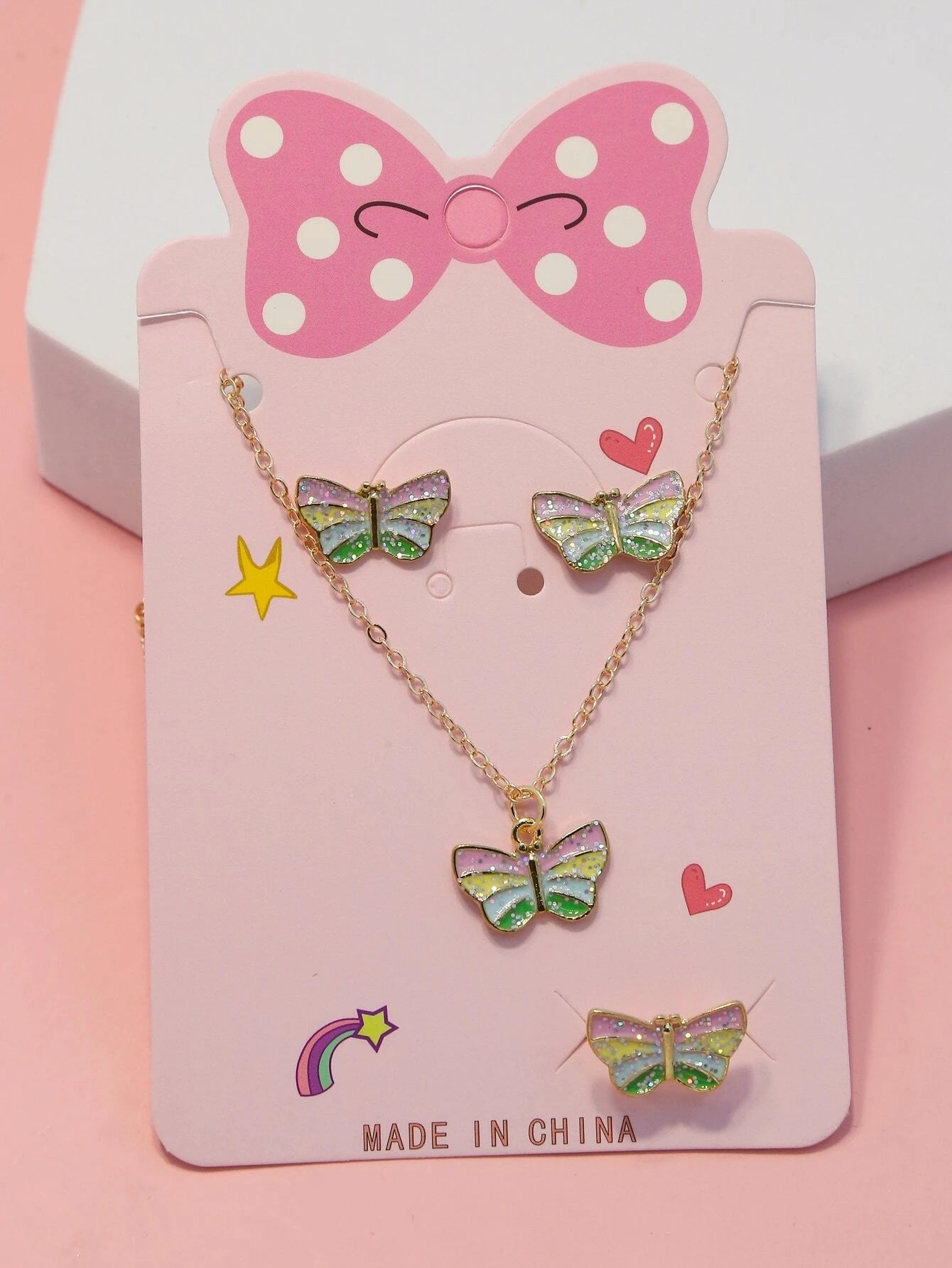 16636 1b-036 Conjunto de Pendientes 3 Pzas
