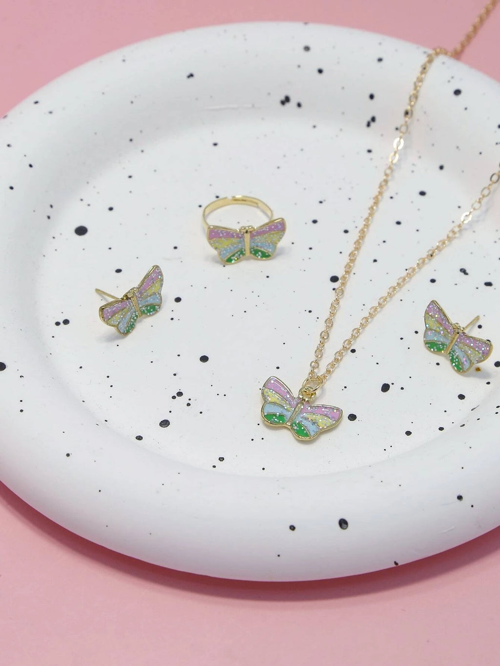 14289 1b-023 Conjunto de Pendientes 3 Pzas